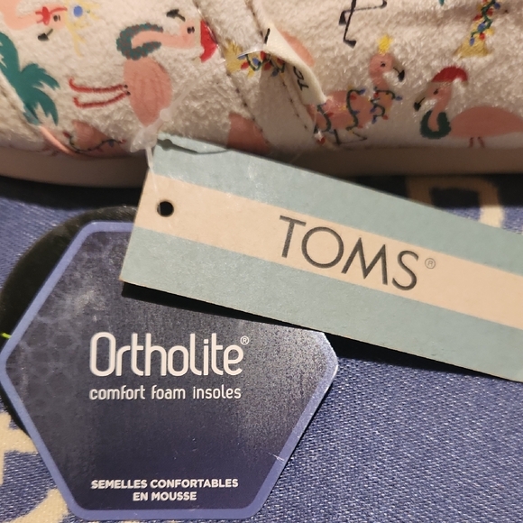 TOMS Women's Tropical Flamingo Slippers - Picture 4 of 15